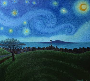 Original Impressionism Landscape Painting by Justin Summerton