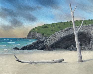 Print of Beach Paintings by Justin Summerton