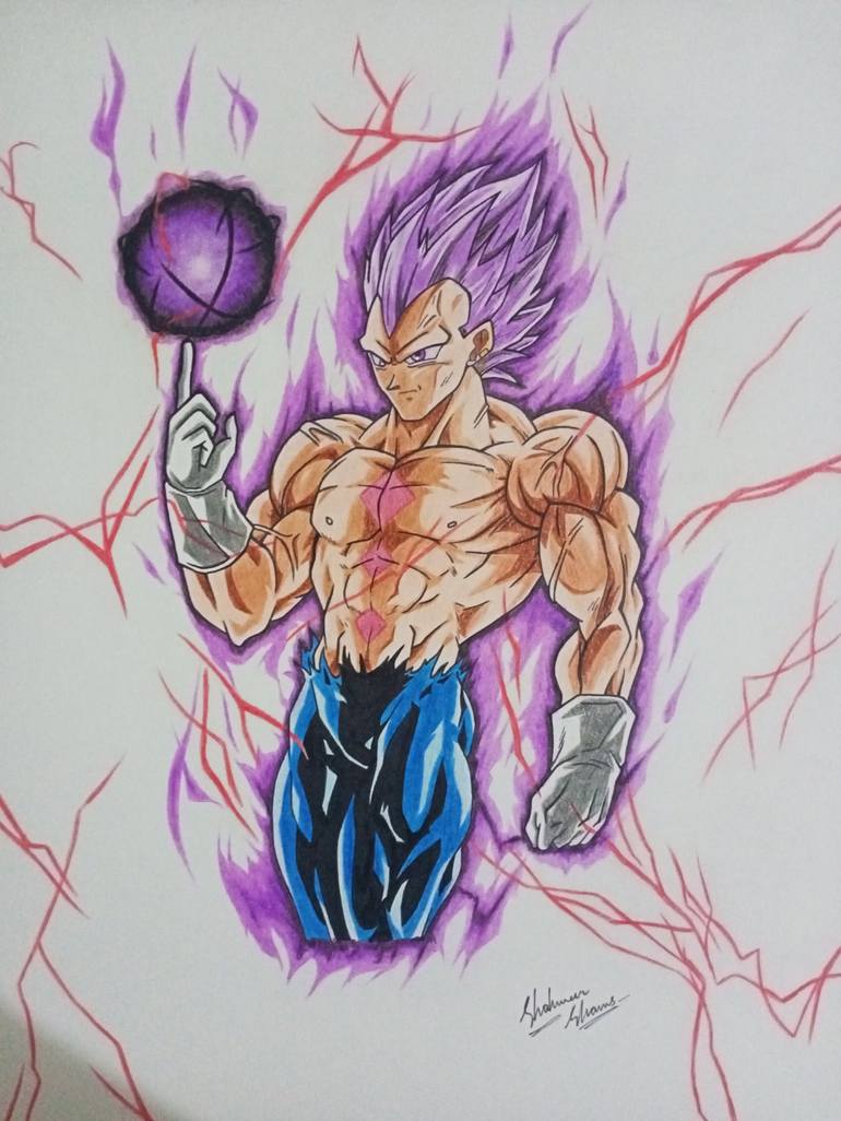 vegeta normal drawing