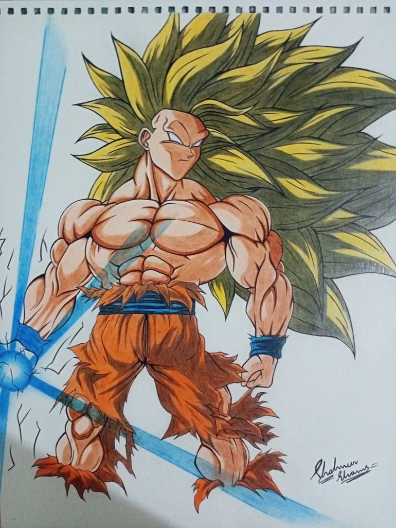 Son Goku Sayajin 3 | Art Board Print