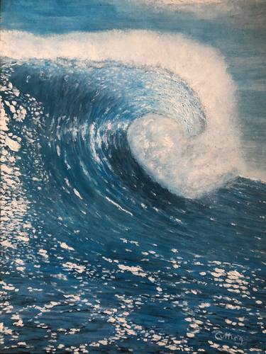 Original Expressionism Seascape Paintings by Brian Cutting