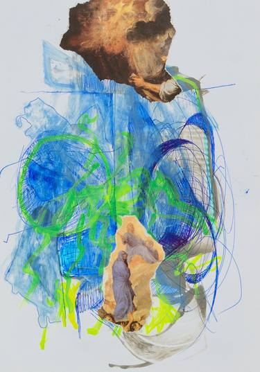 Print of Abstract Expressionism Abstract Mixed Media by Monika Czekanska