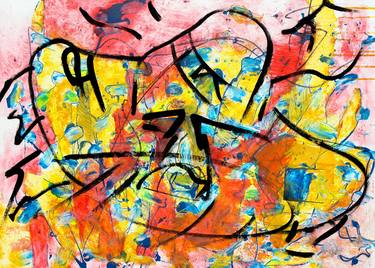 Original Abstract Expressionism Abstract Paintings by Draza D