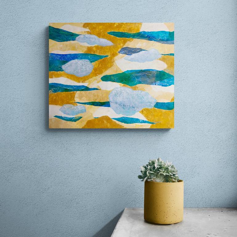 Original Abstract Painting by Mika Vilna