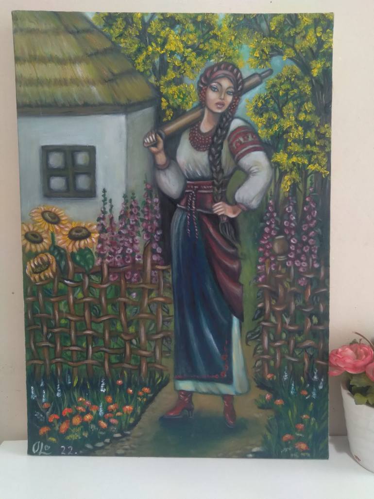 Original Culture Painting by Olena Lisova