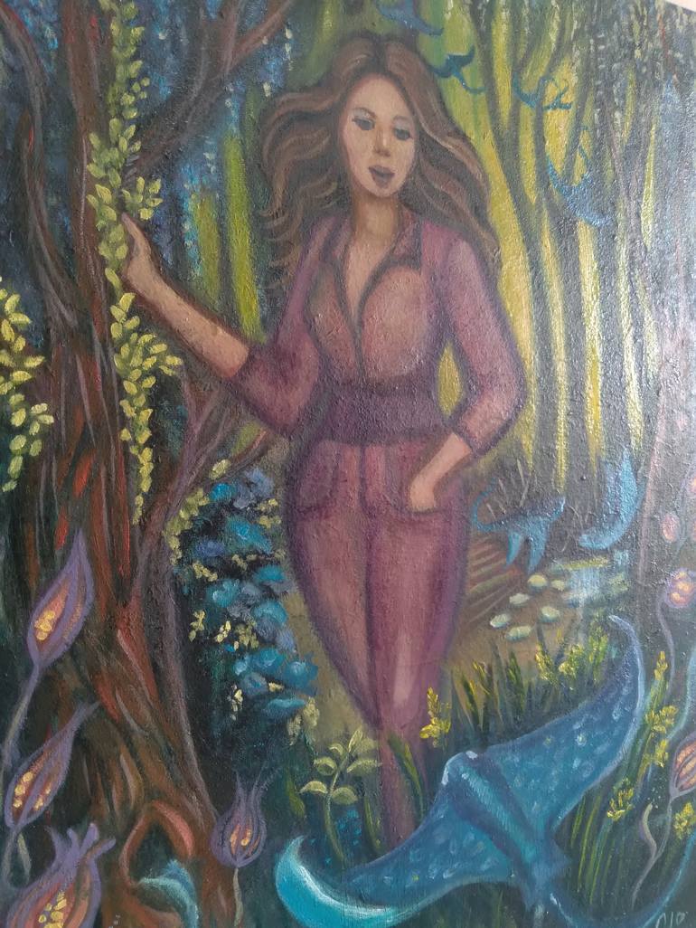 Original Fantasy Painting by Olena Lisova