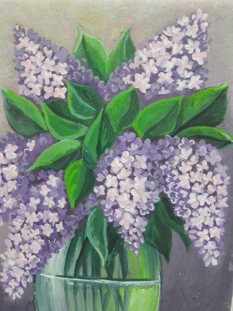 Original Fine Art Botanic Painting by Olena Lisova