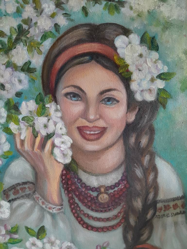 Original Color Field Painting Women Painting by Olena Lisova