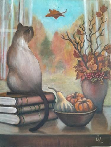 Original Color Field Painting Still Life Painting by Olena Lisova