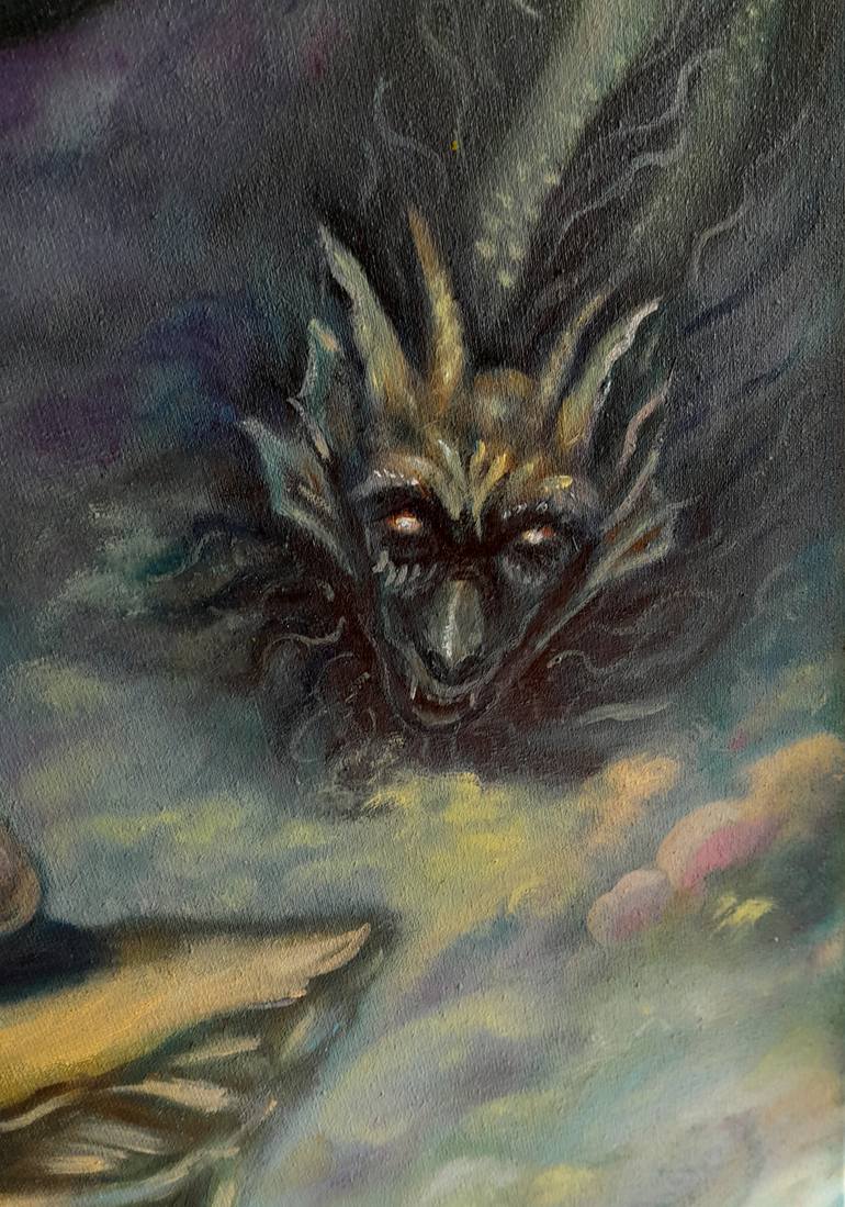 Original Color Field Painting Body Painting by Olena Lisova