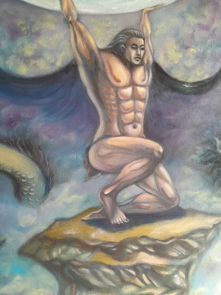 Original Color Field Painting Body Painting by Olena Lisova