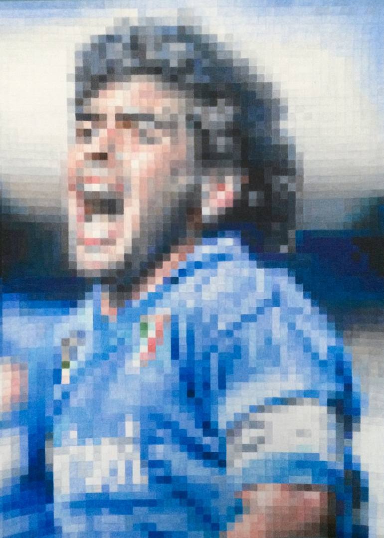 Maradona Picture Pop Art Canvas Canvas Naples Football Pibe de Oro