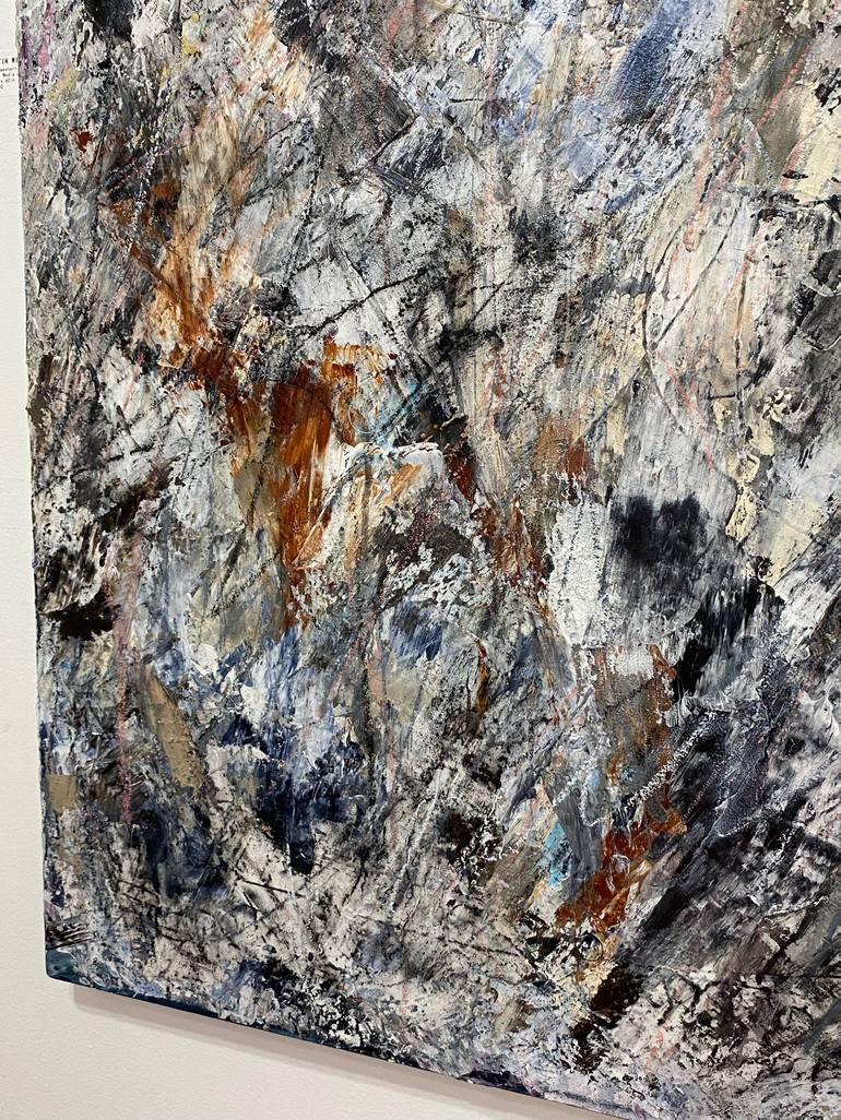 Original Abstract Expressionism Abstract Painting by Justin Winkel