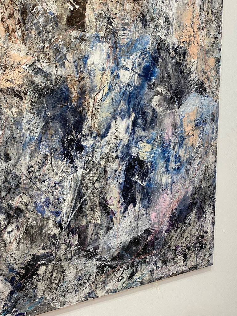 Original Abstract Expressionism Abstract Painting by Justin Winkel