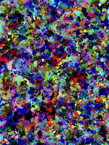 Original Abstract Expressionism Abstract Digital by Justin Winkel