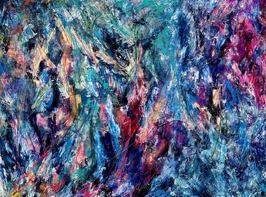 Original Abstract Expressionism Abstract Paintings by Justin Winkel