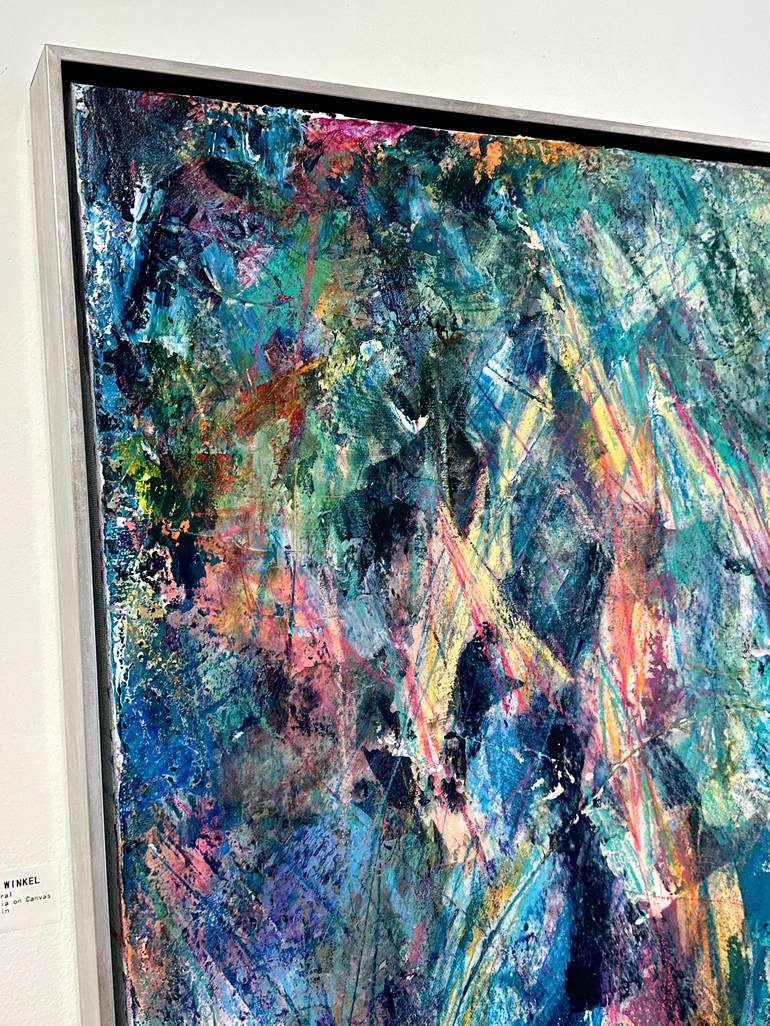 Original Abstract Expressionism Abstract Painting by Justin Winkel