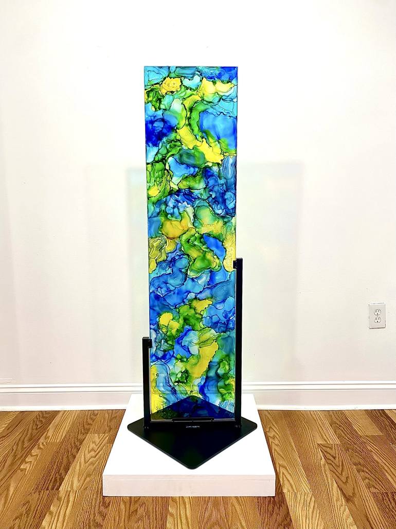 Original Abstract Expressionism Abstract Sculpture by Justin Winkel