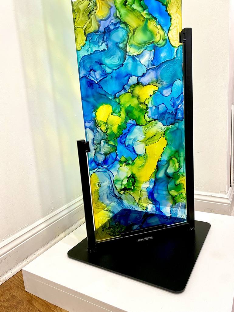 Original Abstract Expressionism Abstract Sculpture by Justin Winkel