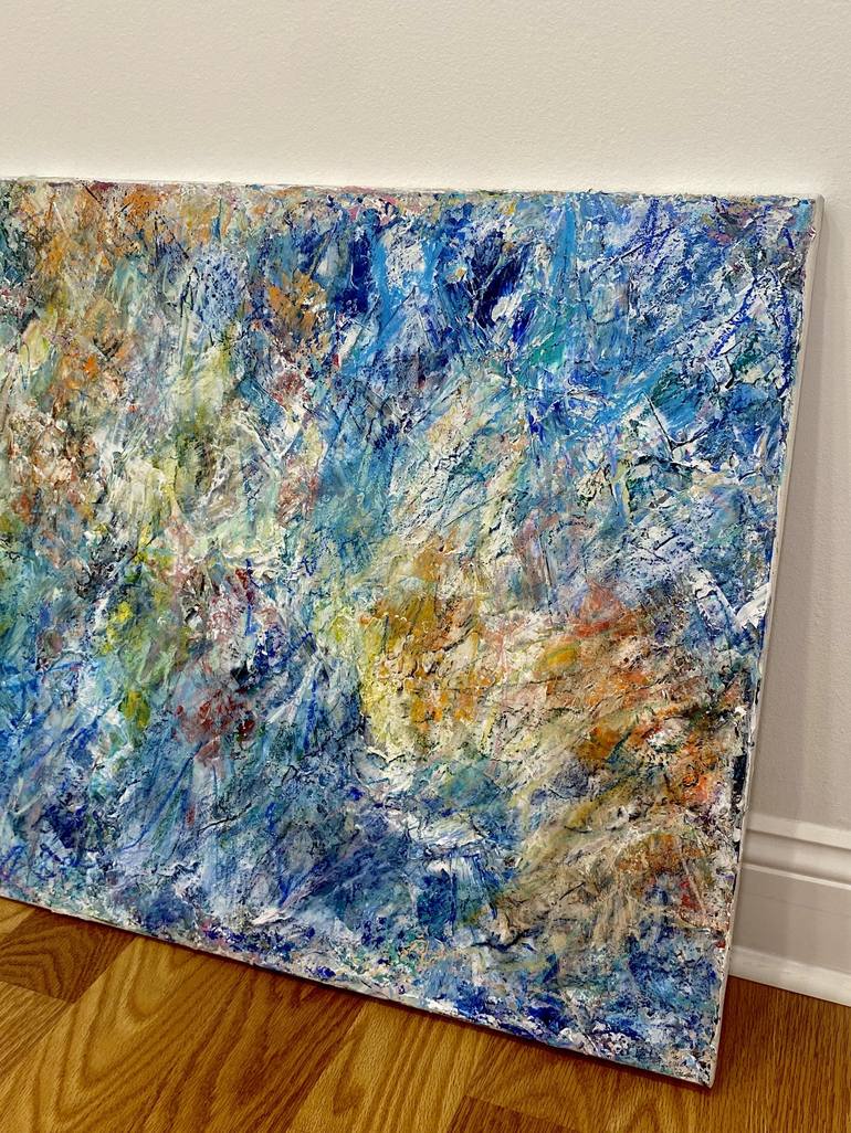 Original Abstract Expressionism Abstract Painting by Justin Winkel