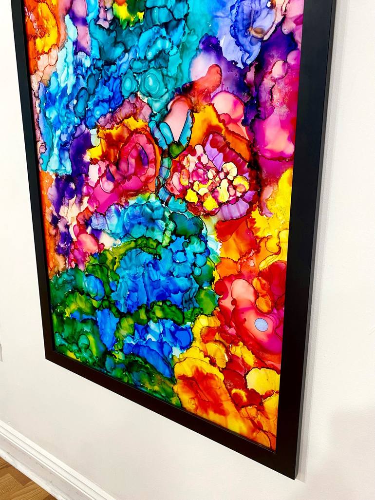 Original Fine Art Abstract Painting by Justin Winkel