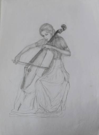 Print of Fine Art Performing Arts Drawings by Darya Kretova