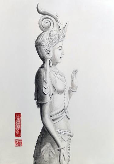 Original Figurative Religion Drawings by Arthur Heng
