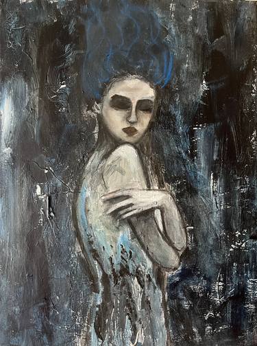 Original Abstract Expressionism Women Paintings by Susy Cestari