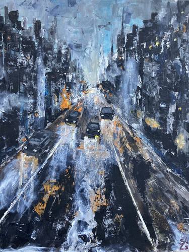 Print of Expressionism Cities Paintings by Susy Cestari