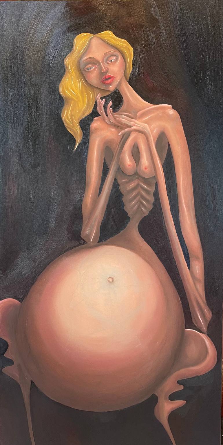 Original Conceptual Women Painting by Esmeralda Seay-Reynolds