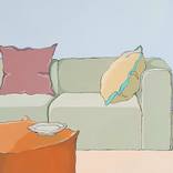 My spot on the sofa by Eleanor Dunning