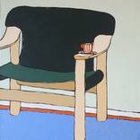 Leg marks in the blue shag by Eleanor Dunning