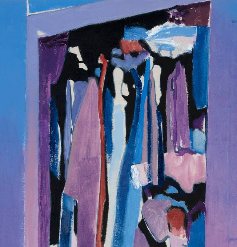 Original Figurative People Painting by Ambrus Gero