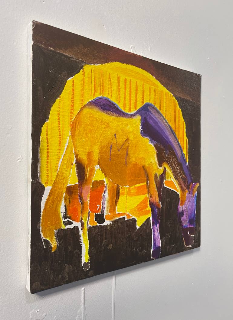 Original Figurative Animal Painting by Ambrus Gero