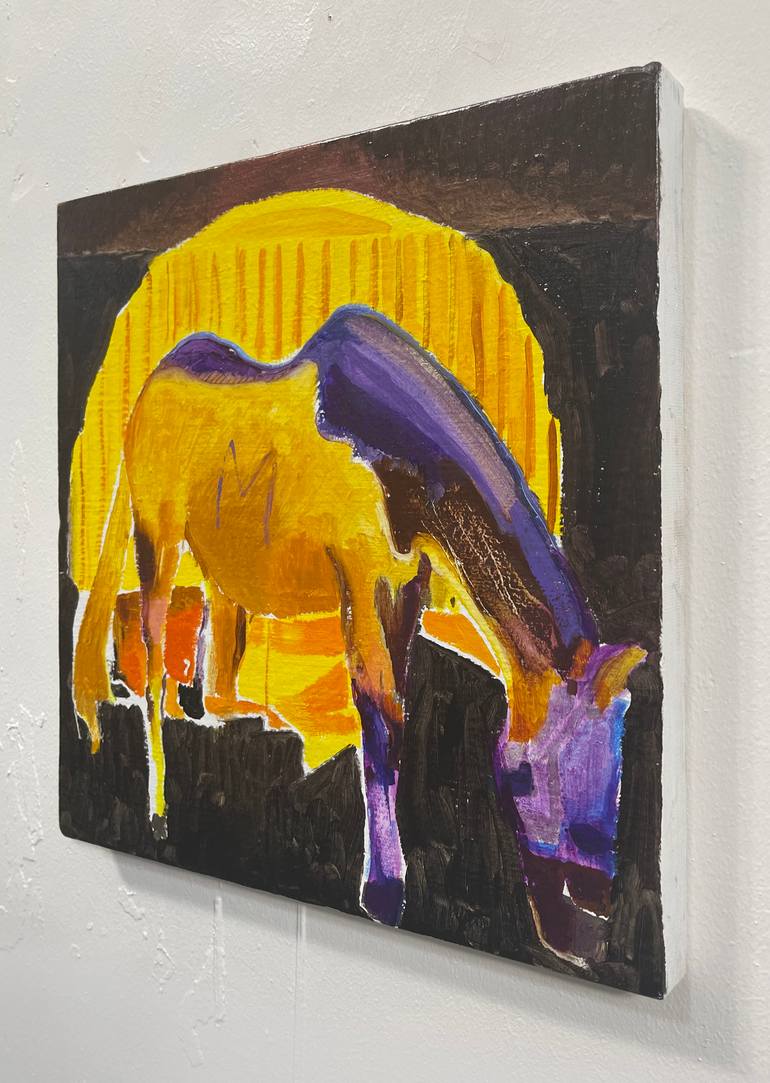 Original Figurative Animal Painting by Ambrus Gero