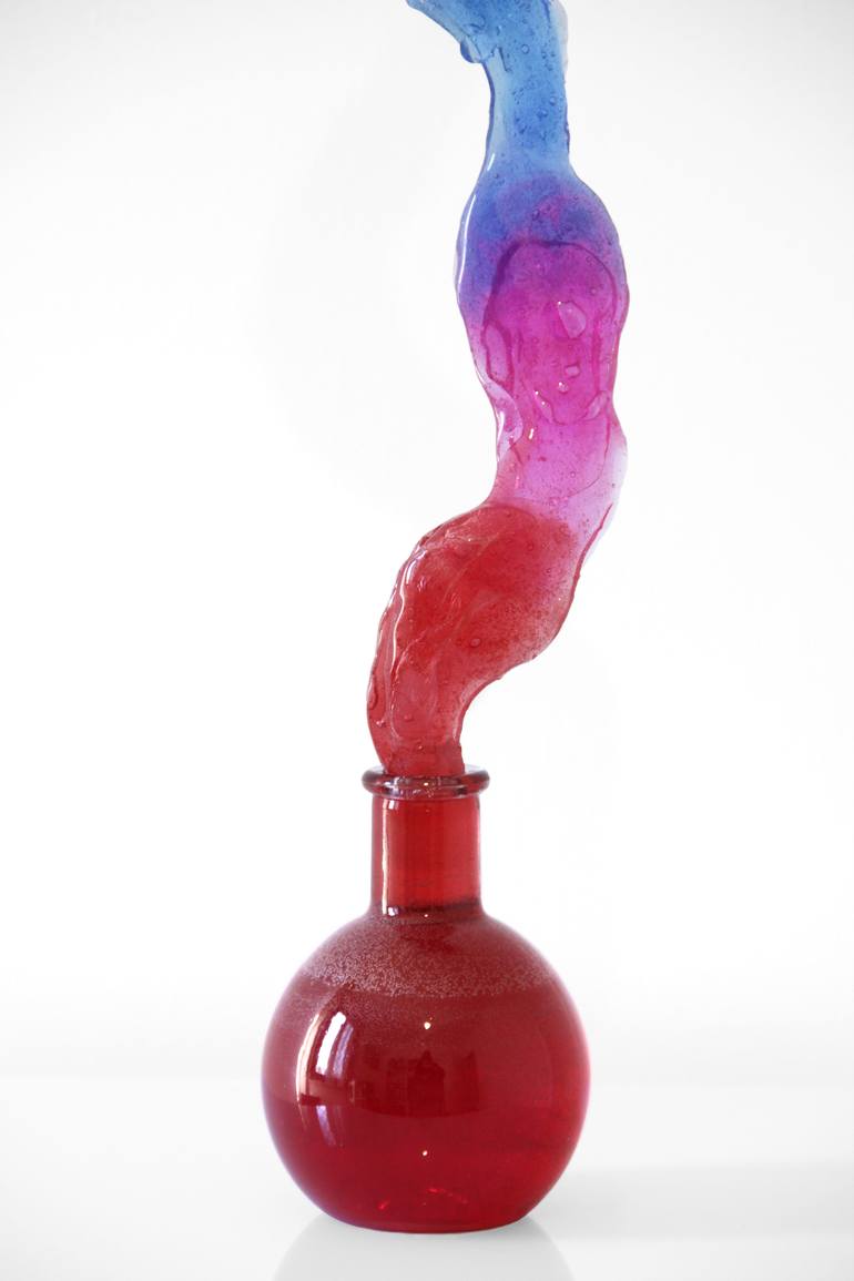 Original Abstract Science/Technology Sculpture by Daria Ripandelli
