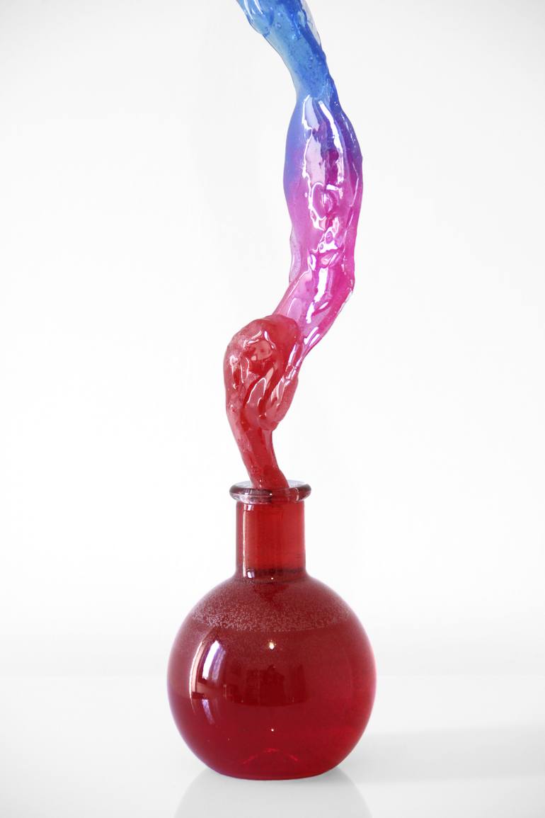 Original Abstract Science/Technology Sculpture by Daria Ripandelli