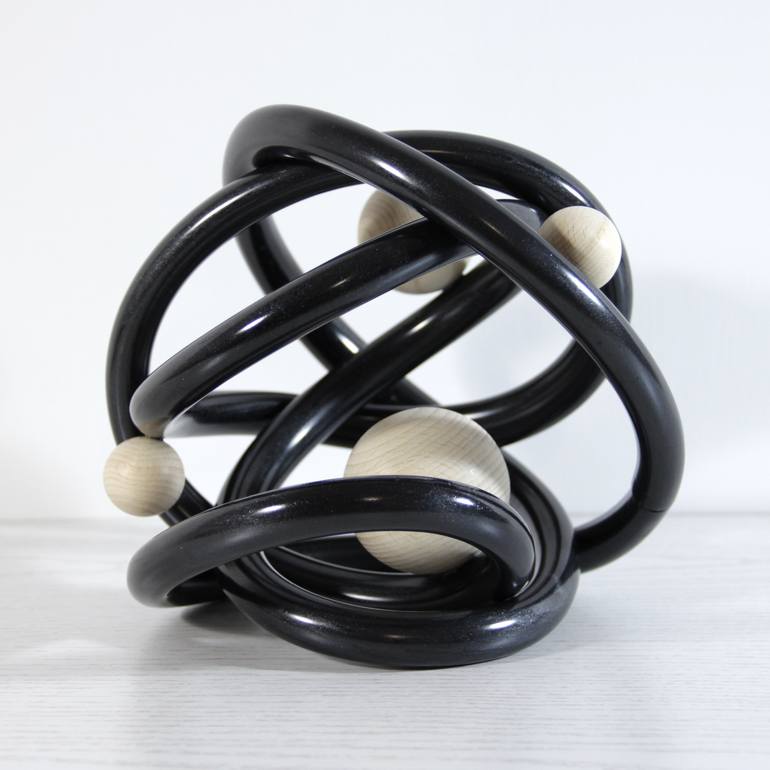 Original Abstract Science/Technology Sculpture by Daria Ripandelli