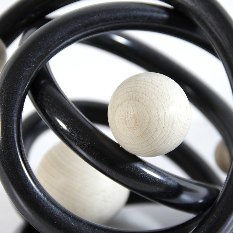 Original Abstract Science/Technology Sculpture by Daria Ripandelli