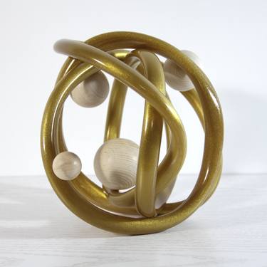 Original Abstract Science Sculpture by Daria Ripandelli