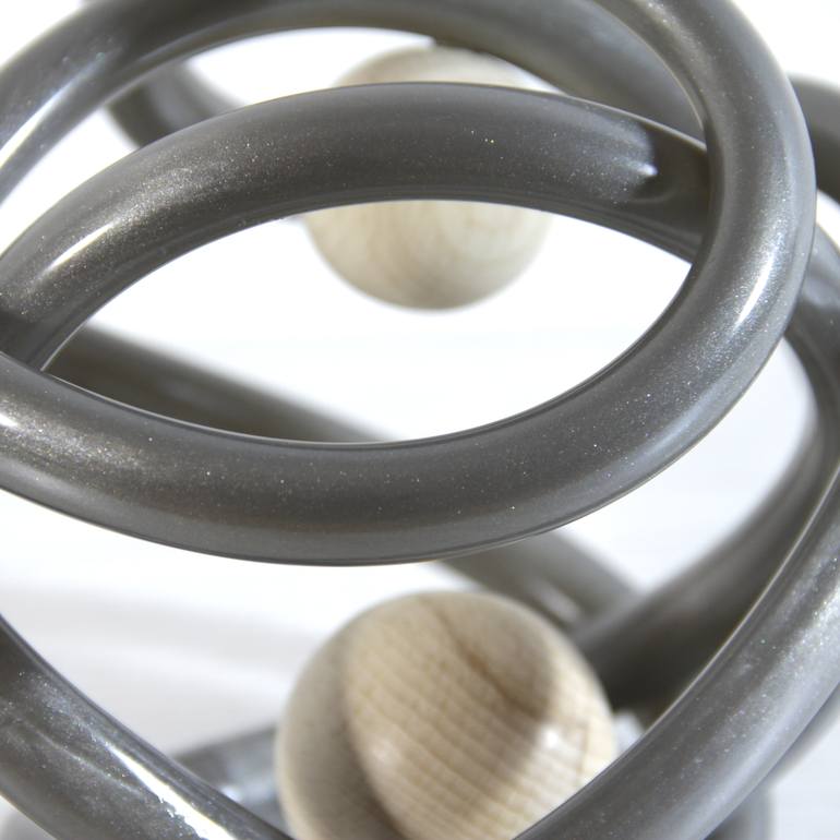 Original Abstract Science/Technology Sculpture by Daria Ripandelli