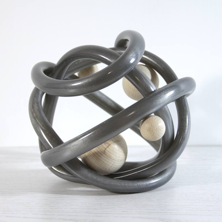 Original Abstract Science/Technology Sculpture by Daria Ripandelli