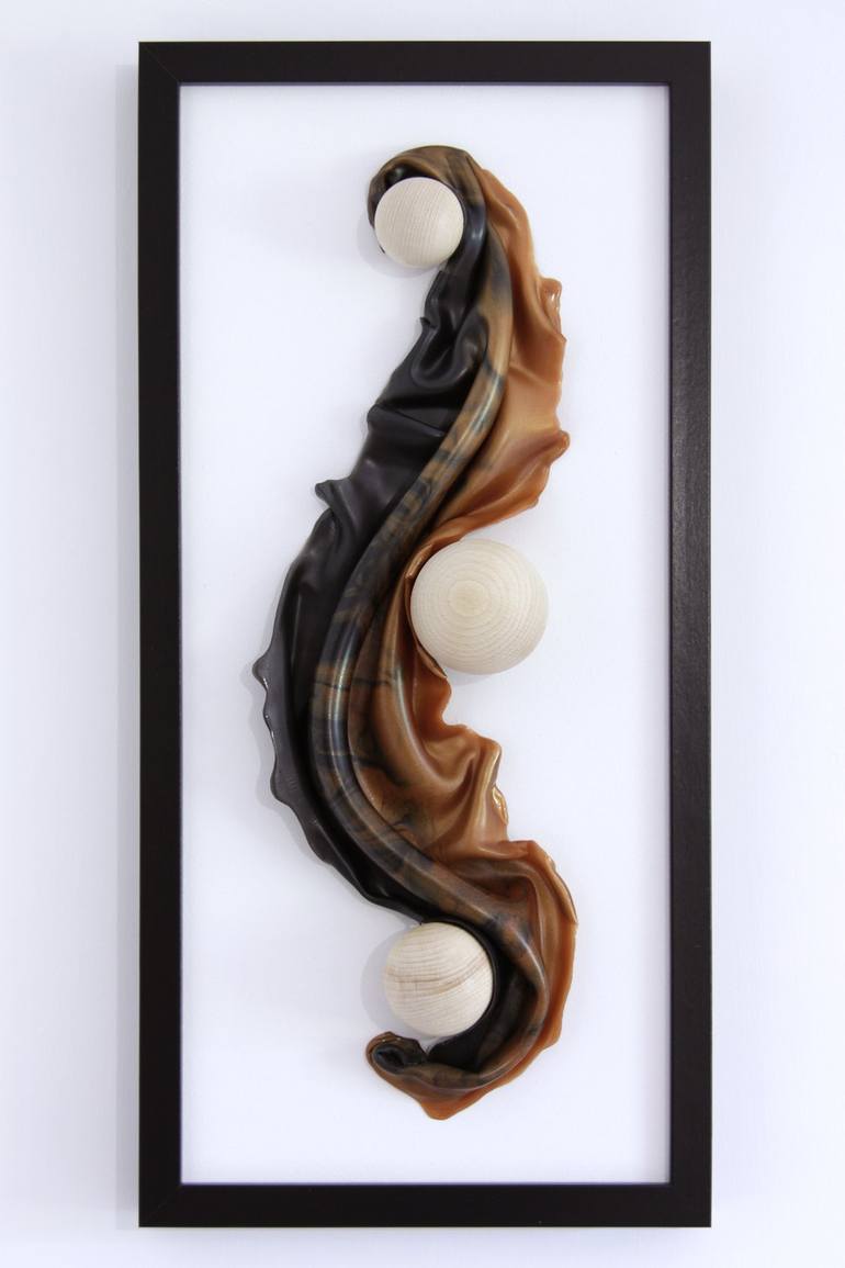 Original Abstract Nature Sculpture by Daria Ripandelli