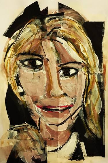 Original Portraiture People Painting by Sean Bw Parker