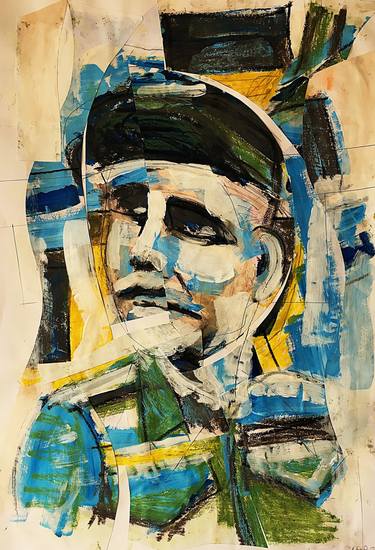 Original Neo-impressionism Pop Culture/Celebrity Painting by Sean Bw Parker
