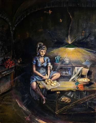 Original Romanticism Women Paintings by Vladimir Shir
