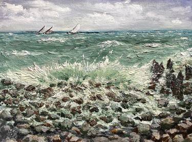 Original Realism Seascape Paintings by Vladimir Shir