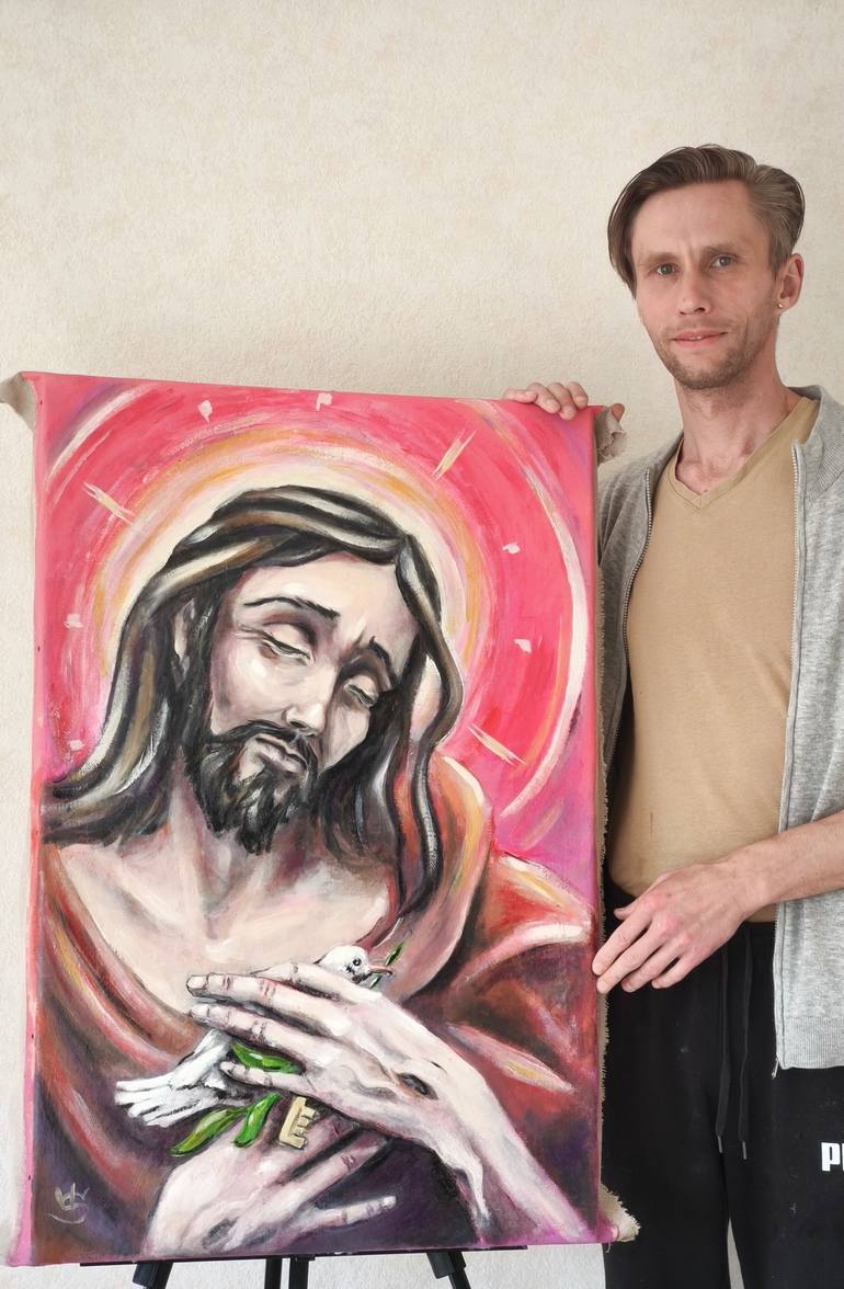 Original Conceptual Religion Painting by Vladimir  Shir