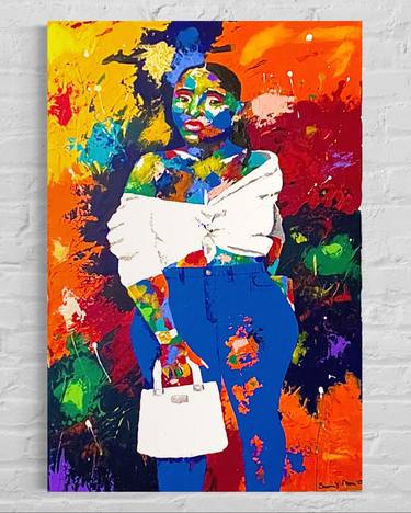 Original Abstract Fashion Paintings by Brianne Moore