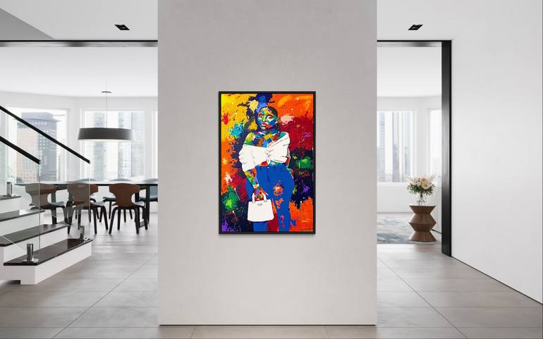 Original Abstract Fashion Painting by Brianne Moore